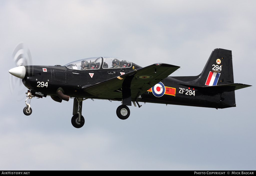Aircraft Photo of ZF294 | Short S-312 Tucano T1 | UK - Air Force | AirHistory.net #12278