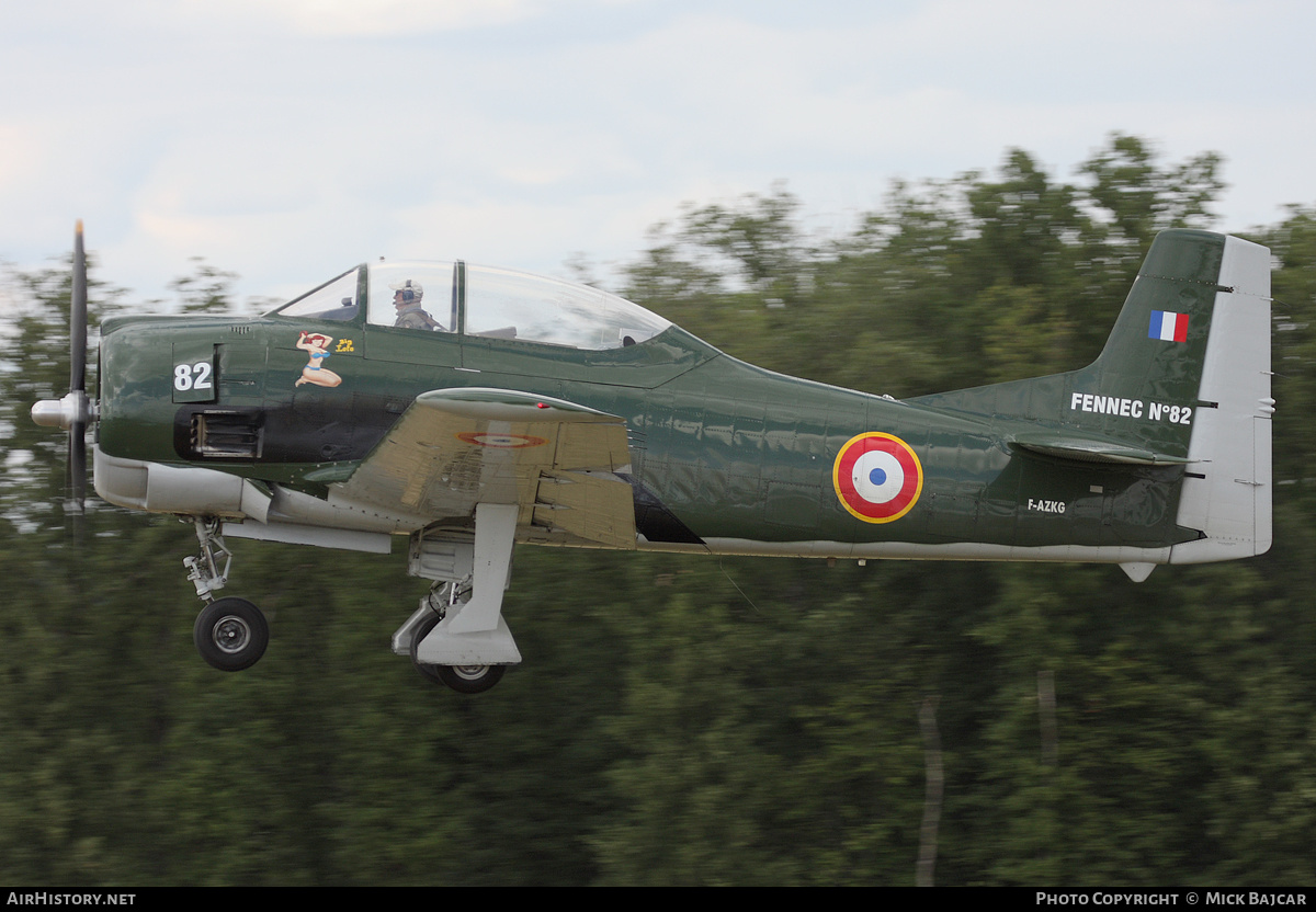 Aircraft Photo of F-AZKG / 82 | North American T-28A Fennec | France - Air Force | AirHistory.net #12292
