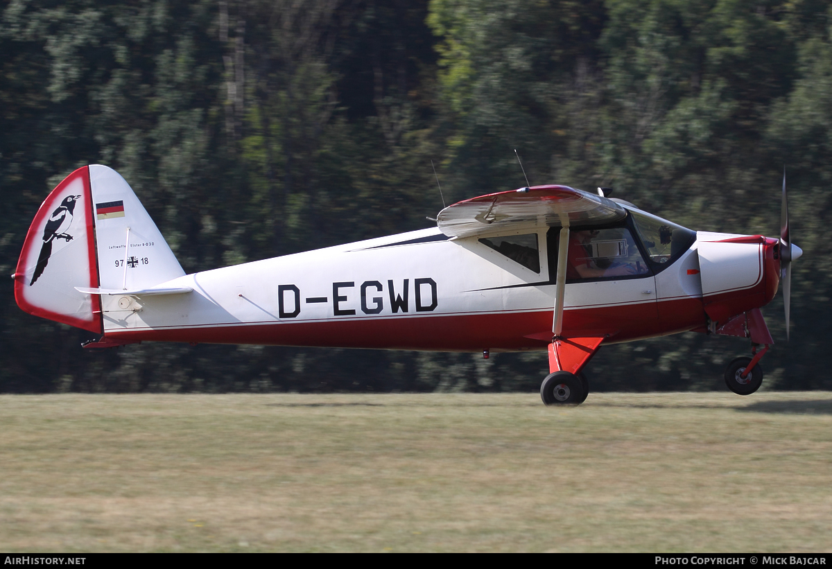 Aircraft Photo of D-EGWD / 9718 | Pützer Elster B | Germany - Air Force | AirHistory.net #12295