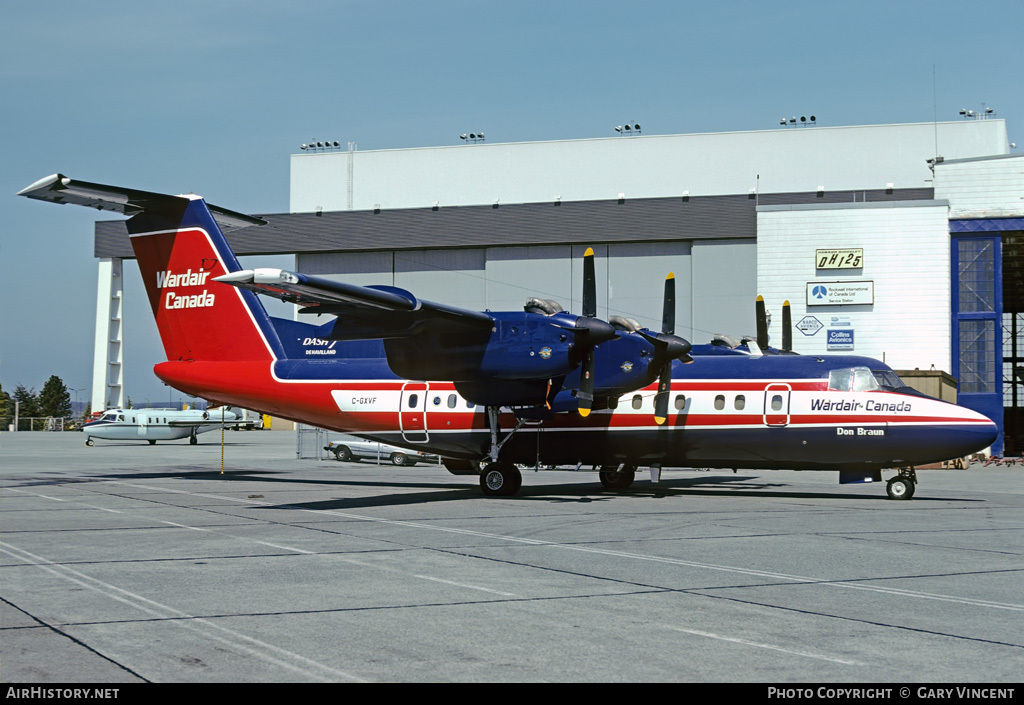 Aircraft Photo of C-GXVF | De Havilland Canada DHC-7-103 Dash 7 | Wardair Canada | AirHistory.net #12309