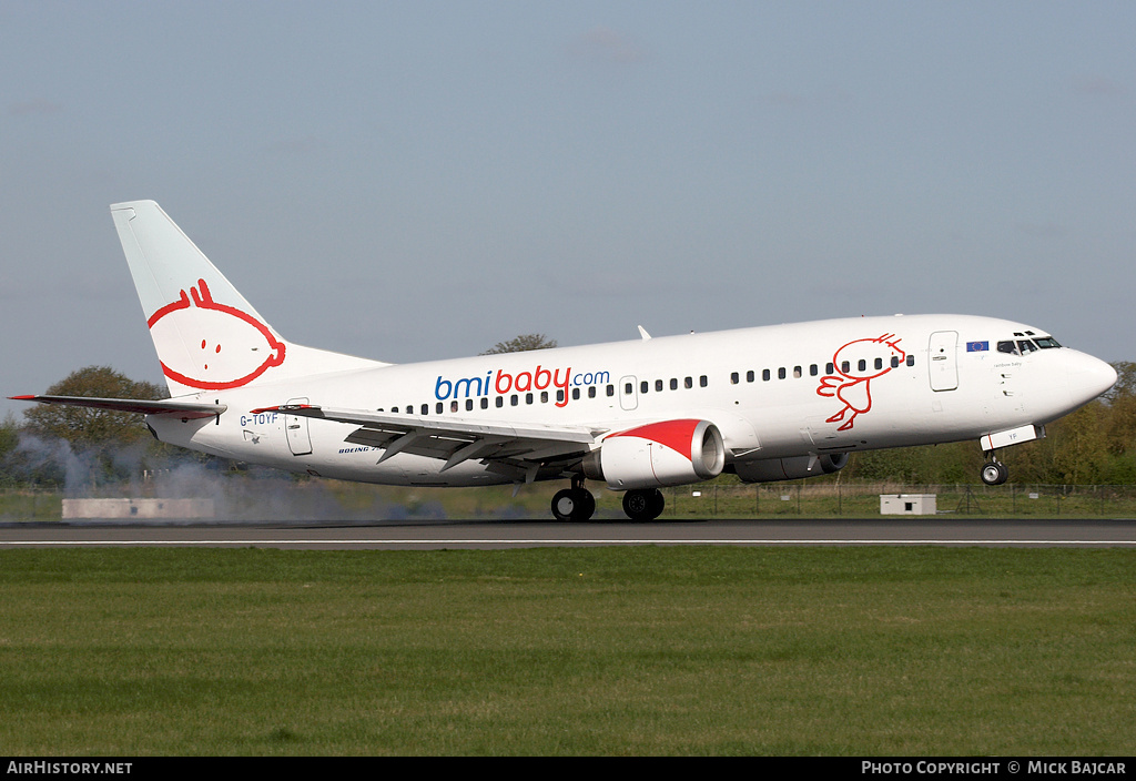 Aircraft Photo of G-TOYF | Boeing 737-36N | Bmibaby | AirHistory.net #12335
