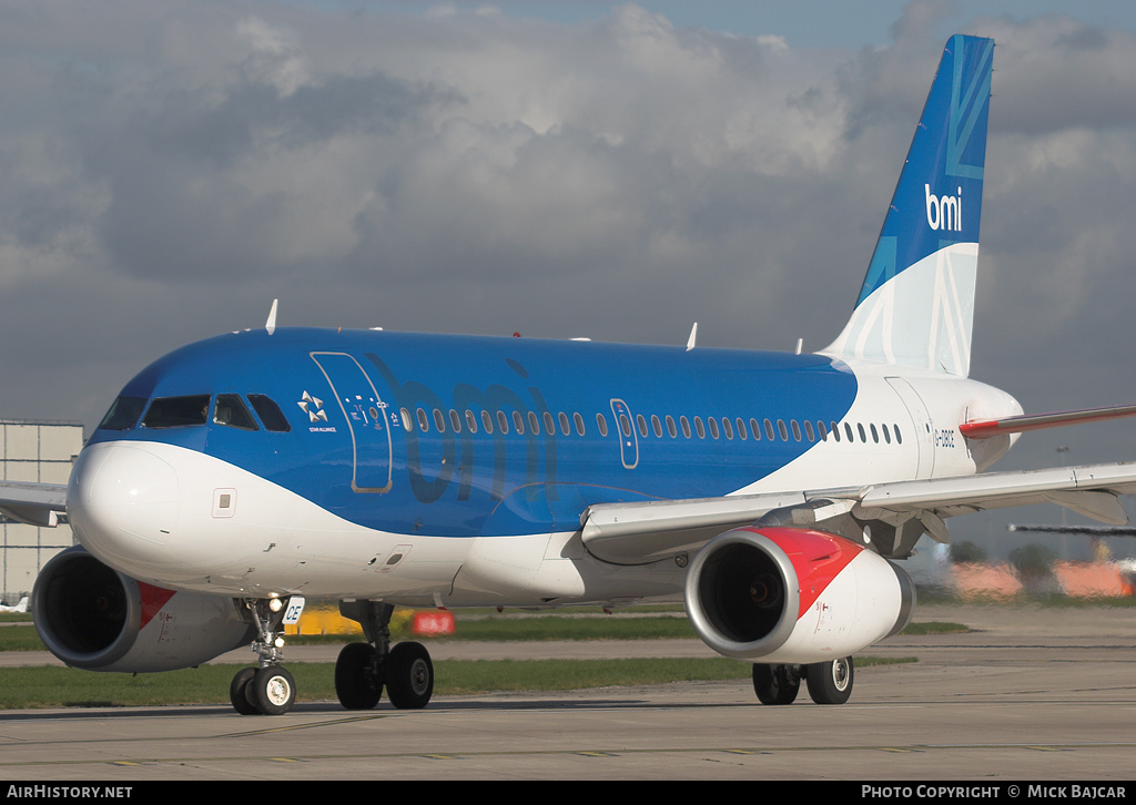 Aircraft Photo of G-DBCE | Airbus A319-131 | BMI - British Midland International | AirHistory.net #12339