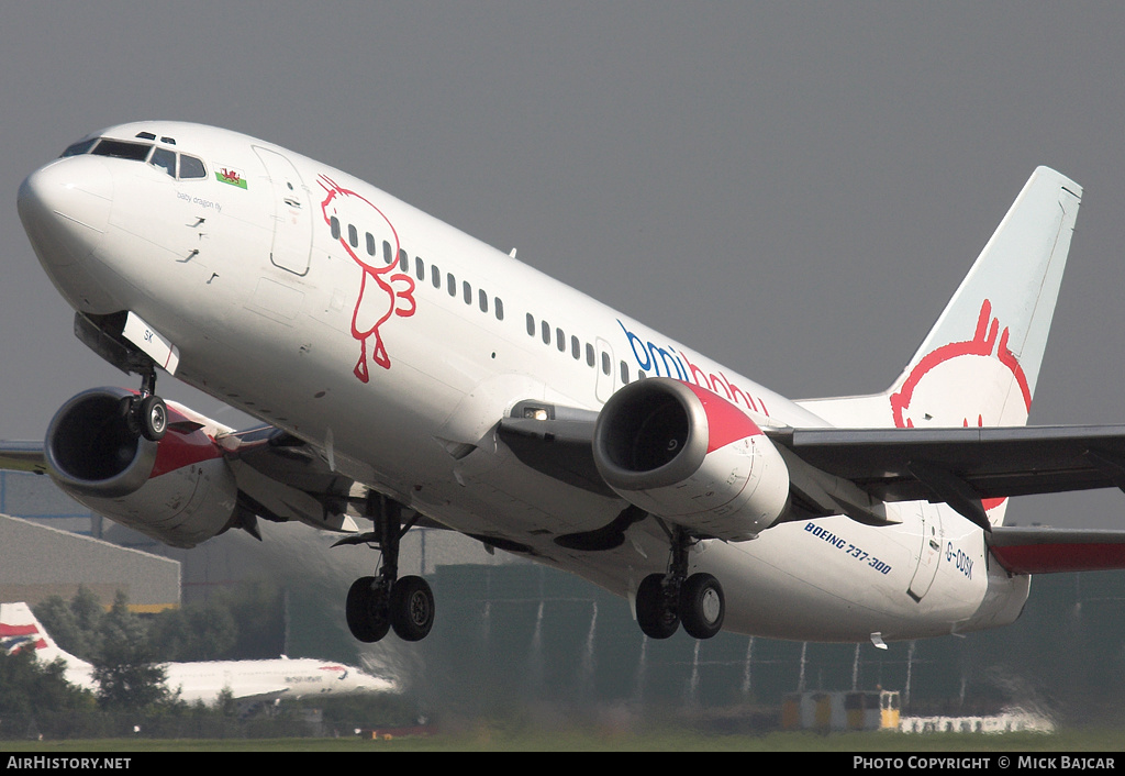 Aircraft Photo of G-ODSK | Boeing 737-37Q | Bmibaby | AirHistory.net #12340