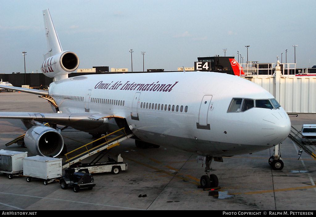 Aircraft Photo of N59083 | McDonnell Douglas DC-10-30 | Omni Air International - OAI | AirHistory.net #12391