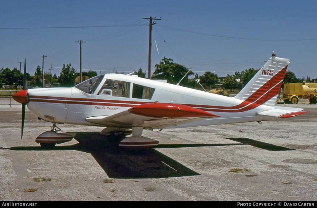 Aircraft Photo of VH-FAR | Piper PA-28-235 Cherokee | Field Air | AirHistory.net #12404