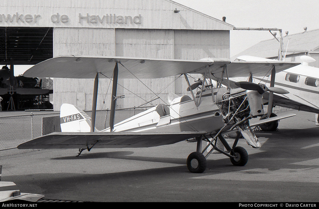 Aircraft Photo of VH-FAS | De Havilland D.H. 82A Tiger Moth | AirHistory.net #12405