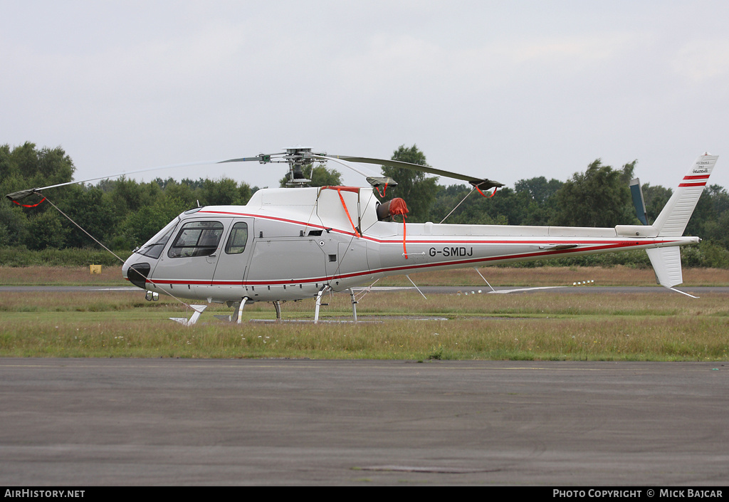 Aircraft Photo of G-SMDJ | Eurocopter AS-350B-2 Ecureuil | AirHistory.net #12447