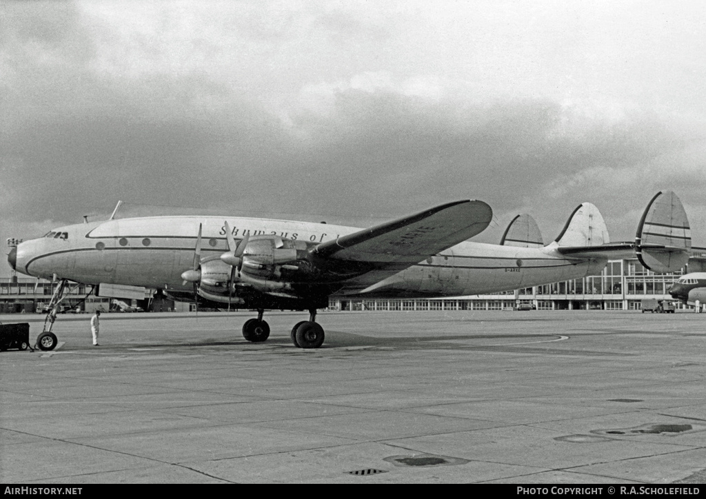 Aircraft Photo of G-ARXE | Lockheed L-149 Constellation | Skyways of London | AirHistory.net #12486