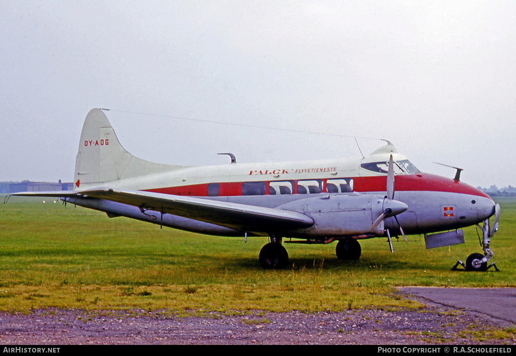 Aircraft Photo of OY-ADG | De Havilland D.H. 104 Dove 5 | Falck Flyvetieneste | AirHistory.net #12499