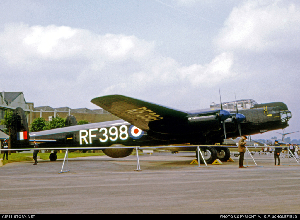 Aircraft Photo of RF398 | Avro 694 Lincoln B.2 | UK - Air Force | AirHistory.net #12501