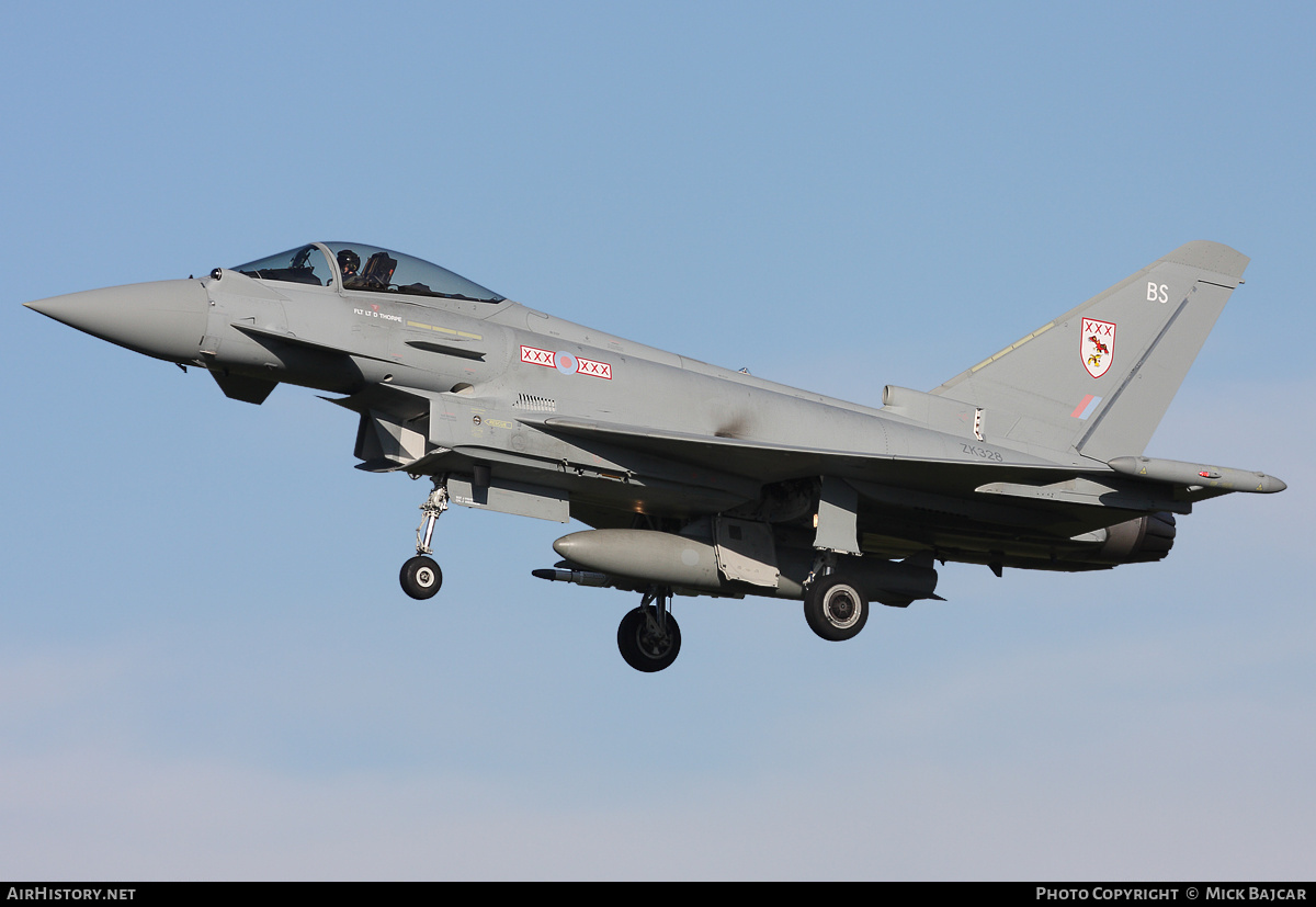 Aircraft Photo of ZK328 | Eurofighter EF-2000 Typhoon FGR4 | UK - Air Force | AirHistory.net #12502