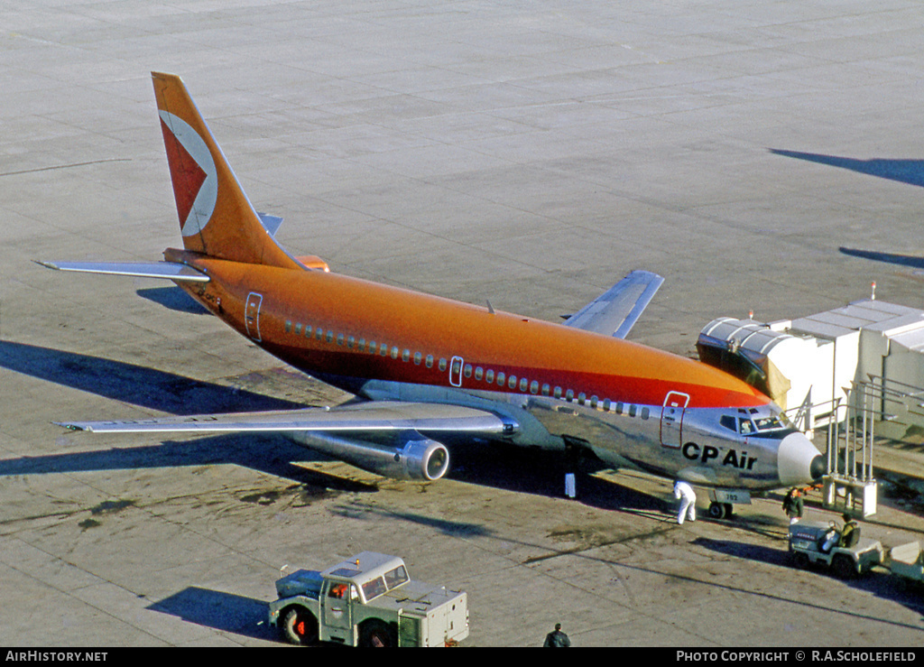 Aircraft Photo of CF-CPC | Boeing 737-217 | CP Air | AirHistory.net #12514