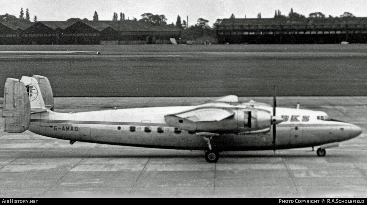 Aircraft Photo of G-AMAD | Airspeed AS-57 Ambassador | BKS Air Transport | AirHistory.net #12519