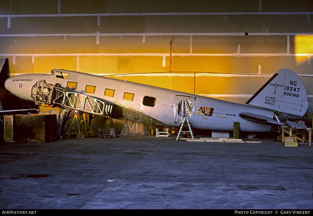 Aircraft Photo of N13347 / NC13347 | Boeing 247D | Western Air Express | AirHistory.net #12528