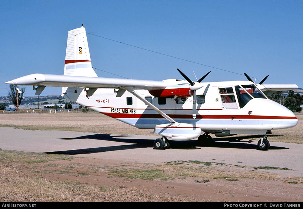 Aircraft Photo of VH-CRI | GAF N-22B Nomad | Pagas Airlines | AirHistory.net #12539