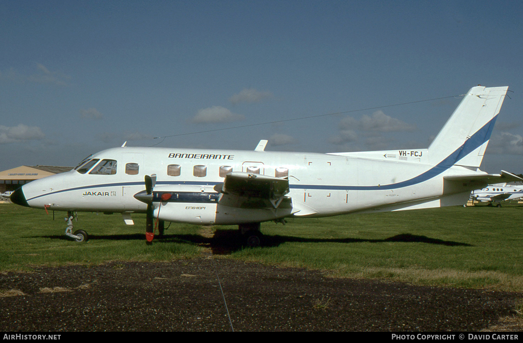 Aircraft Photo of VH-FCJ | Embraer EMB-110P1 Bandeirante | Jakair | AirHistory.net #12562