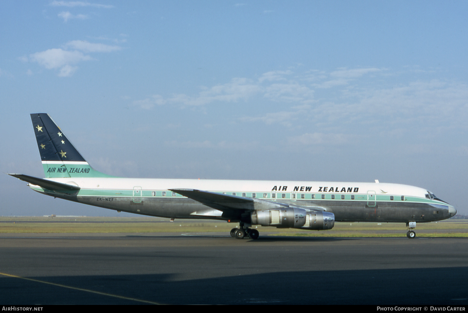 Aircraft Photo of ZK-NZF | Douglas DC-8-53 | Air New Zealand | AirHistory.net #12579