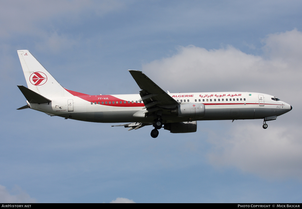 Aircraft Photo of 7T-VJL | Boeing 737-8D6 | Air Algérie | AirHistory.net #12616