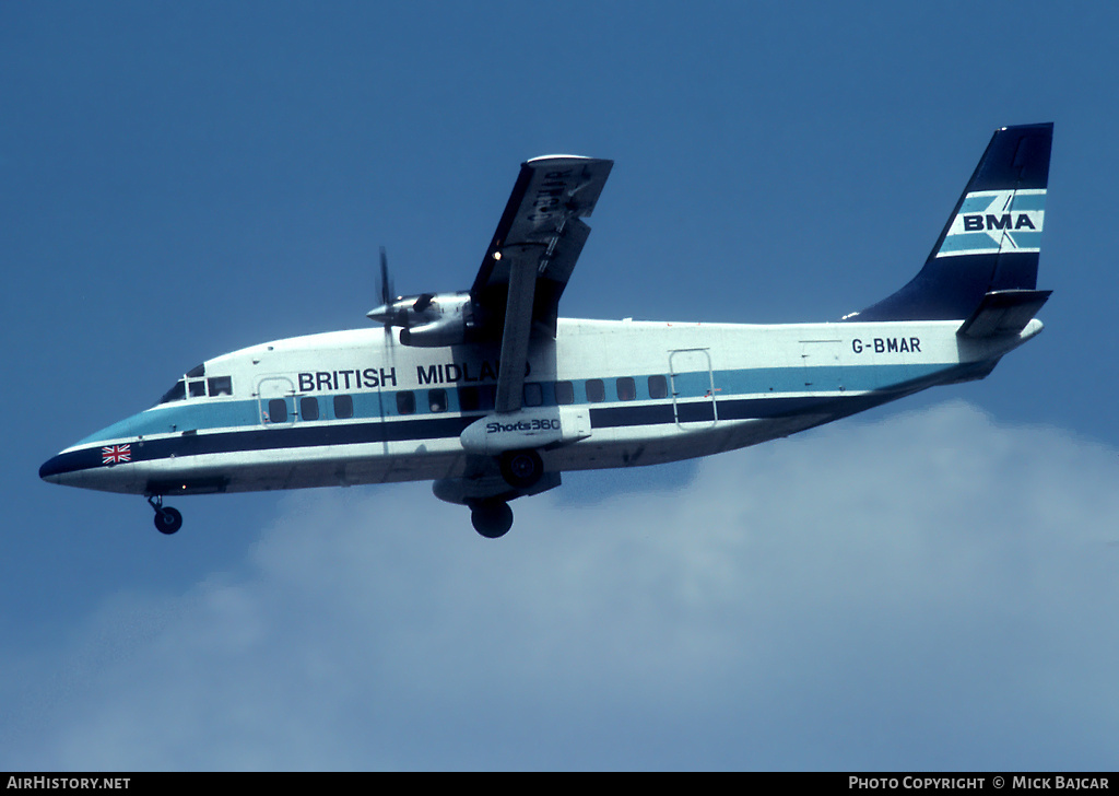 Aircraft Photo of G-BMAR | Short 360-100 | British Midland Airways - BMA | AirHistory.net #12624