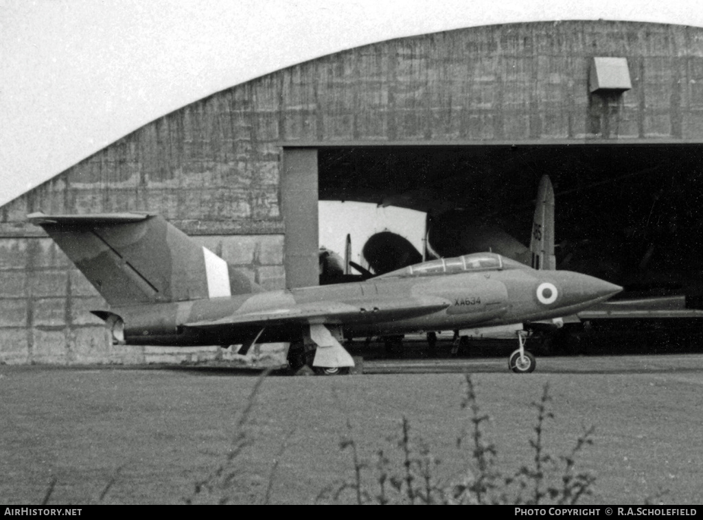 Aircraft Photo of XA634 | Gloster Javelin FAW4 | UK - Air Force | AirHistory.net #12630
