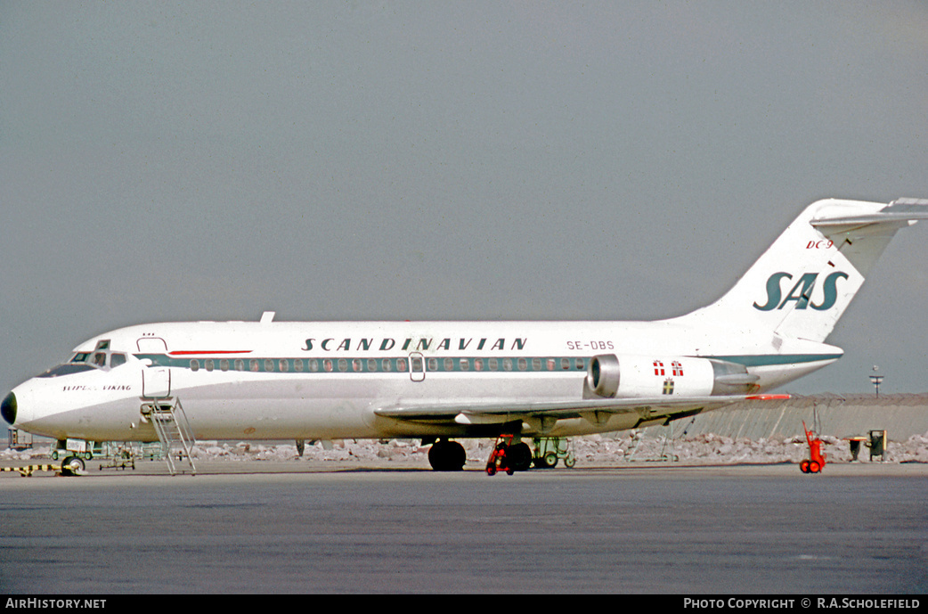 Aircraft Photo of SE-DBS | McDonnell Douglas DC-9-21 | Scandinavian Airlines - SAS | AirHistory.net #12633