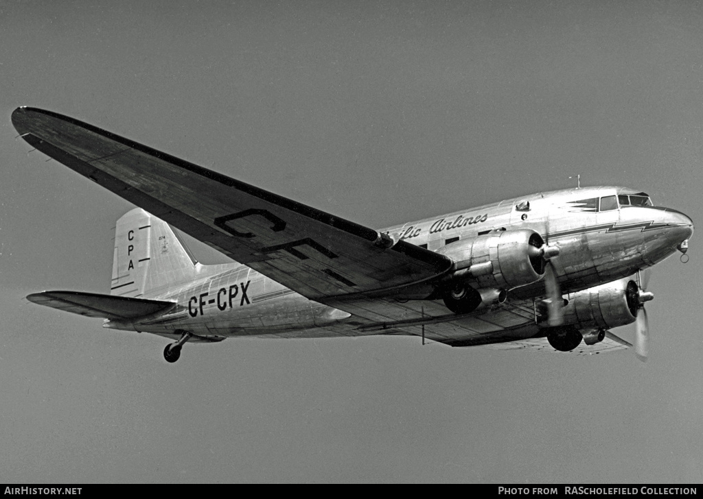 Aircraft Photo of CF-CPX | Douglas C-47 Skytrain | Canadian Pacific Airlines | AirHistory.net #12645