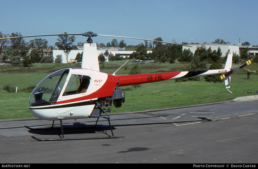 Aircraft Photo of VH-FHK / VH-FHL | Robinson R-22 Alpha | AirHistory.net #12695