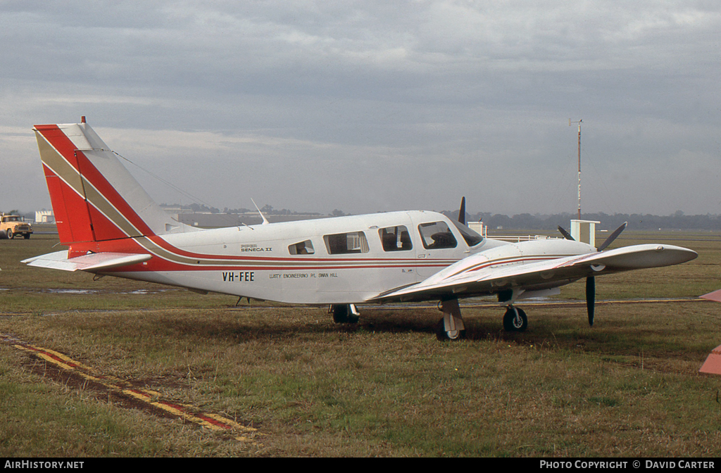 Aircraft Photo of VH-FEE | Piper PA-34-200T Seneca II | Lusty Engineering | AirHistory.net #12696