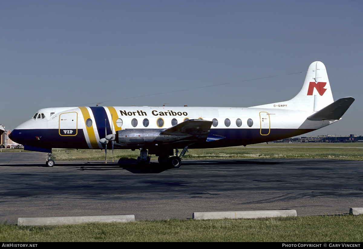 Aircraft Photo of C-GWPY | Vickers 806 Viscount | North Cariboo Air | AirHistory.net #12718