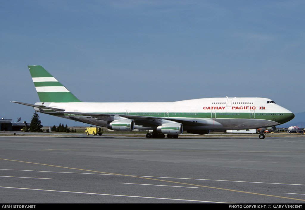 Aircraft Photo of VR-HUA | Boeing 747-467 | Cathay Pacific Airways | AirHistory.net #12728