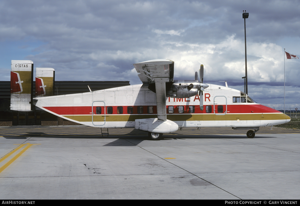 Aircraft Photo of C-GTAS | Short 330-100 | Time Air | AirHistory.net #12729