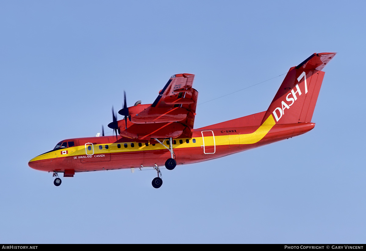 Aircraft Photo of C-GNBX | De Havilland Canada DHC-7-100 Dash 7 | De Havilland Canada | AirHistory.net #12732