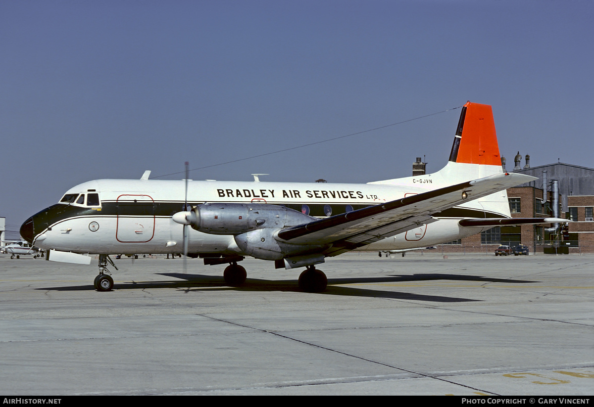 Aircraft Photo of C-GJVN | Hawker Siddeley HS-748 Srs2/209 | Bradley Air Services | AirHistory.net #12735