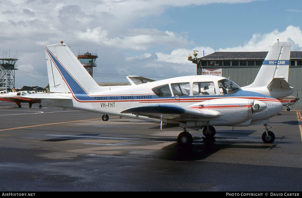 Aircraft Photo of VH-FHT | Piper PA-23-250 Aztec | Forest Hill Travel Service | AirHistory.net #12740