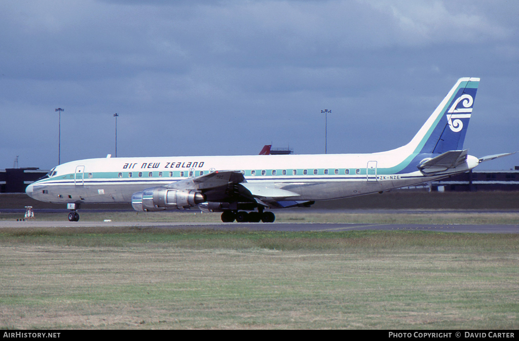 Aircraft Photo of ZK-NZE | McDonnell Douglas DC-8-52 | Air New Zealand | AirHistory.net #12741