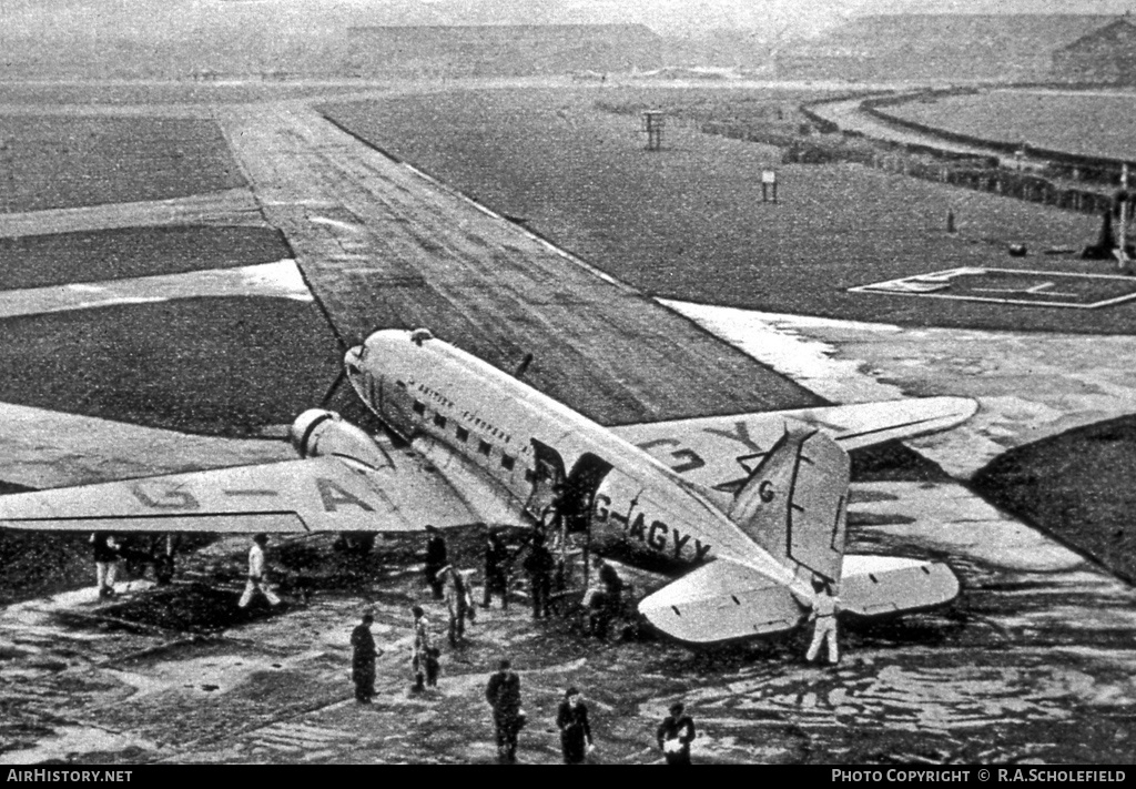 Aircraft Photo of G-AGYX | Douglas C-47A Dakota Mk.3 | BEA - British European Airways | AirHistory.net #12745