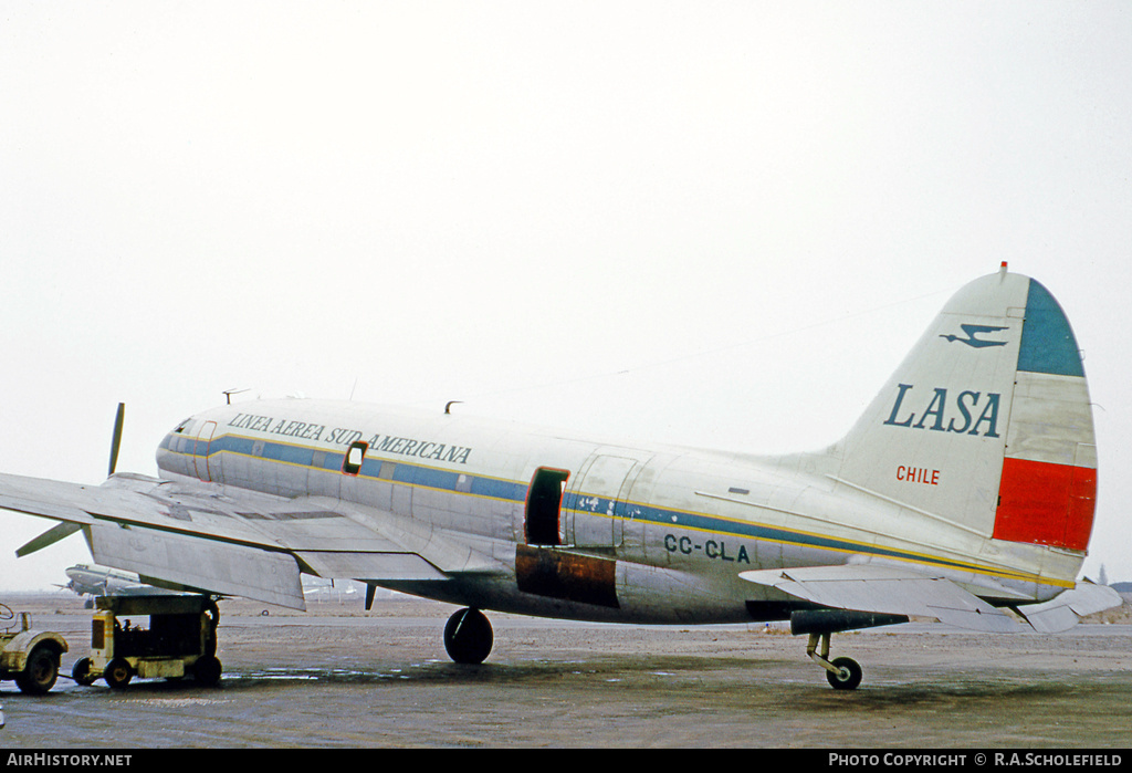 Aircraft Photo of CC-CLA | Curtiss C-46A Commando | Línea Aérea Sud Americana - LASA | AirHistory.net #12747