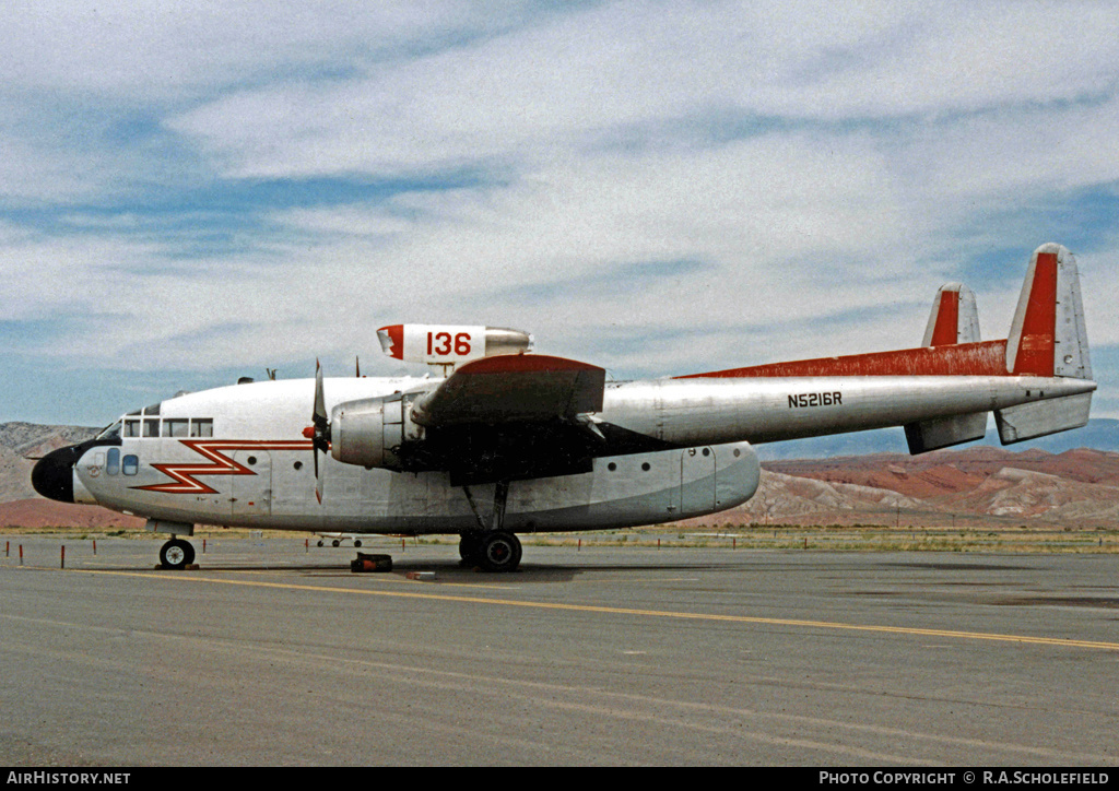 Aircraft Photo of N5216R | Fairchild C-119G Flying Boxcar | Hawkins & Powers Aviation | AirHistory.net #12758