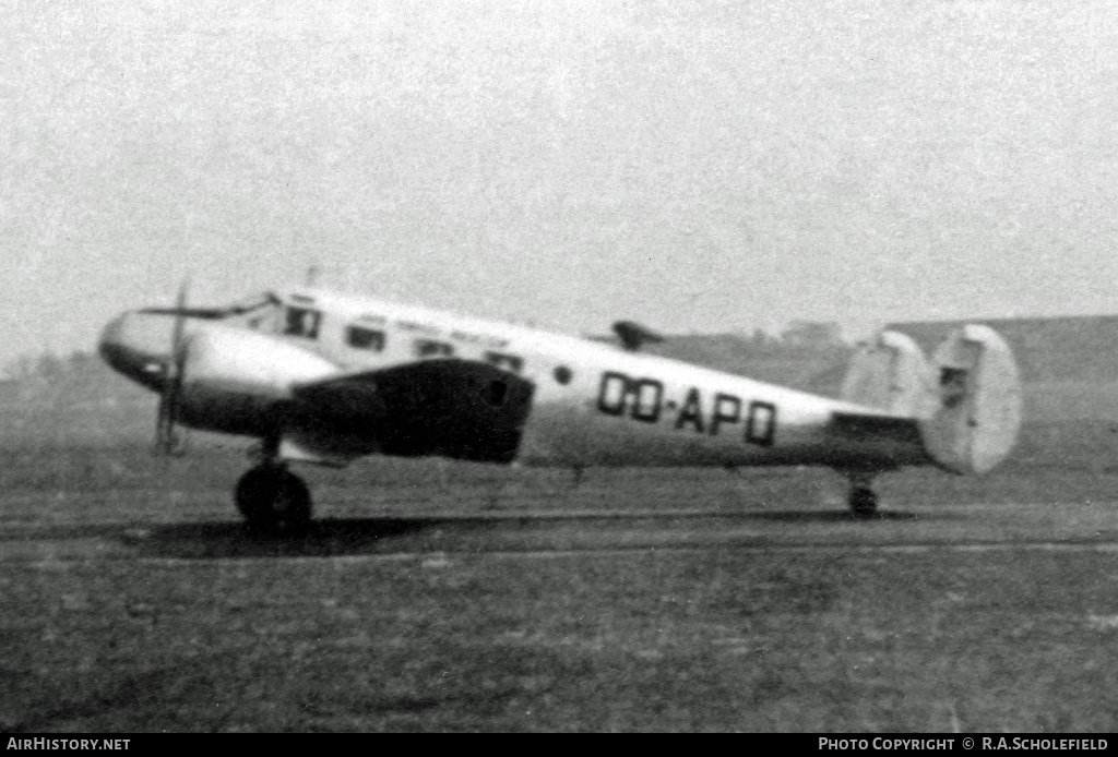 Aircraft Photo of OO-APO | Beech D18S | John Mahieu Aviation | AirHistory.net #12769