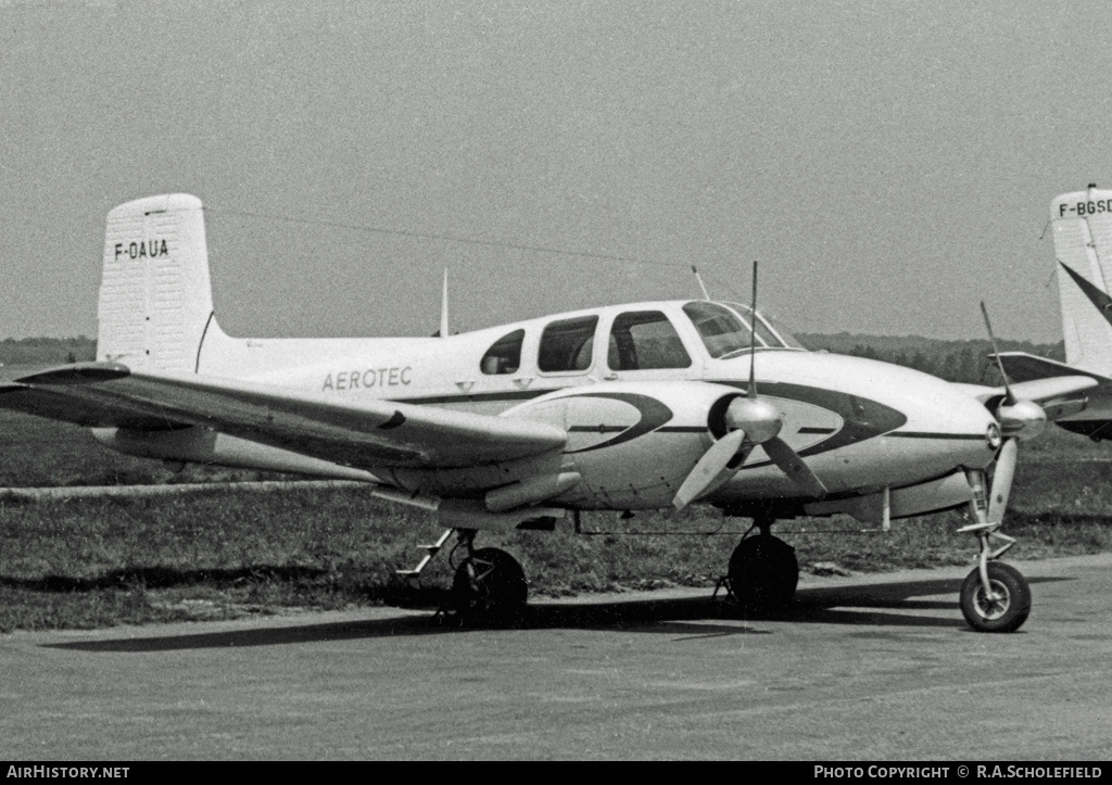 Aircraft Photo of F-OAUA | Beech D50 Twin Bonanza | Aerotec | AirHistory.net #12770