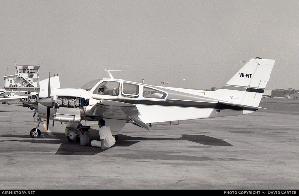 Aircraft Photo of VH-FIT | Beech E55 Baron | AirHistory.net #12775