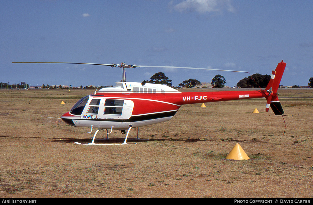 Aircraft Photo of VH-FJC | Bell 206B-2 JetRanger II | Vowell Helicopters | AirHistory.net #12784