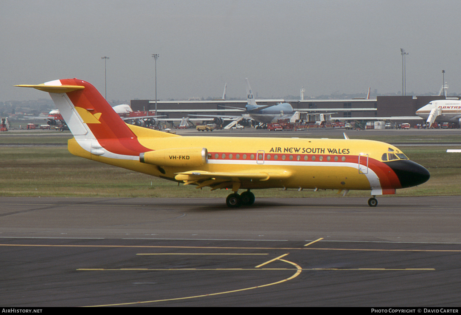 Aircraft Photo of VH-FKD | Fokker F28-1000 Fellowship | Air New South Wales | AirHistory.net #12794
