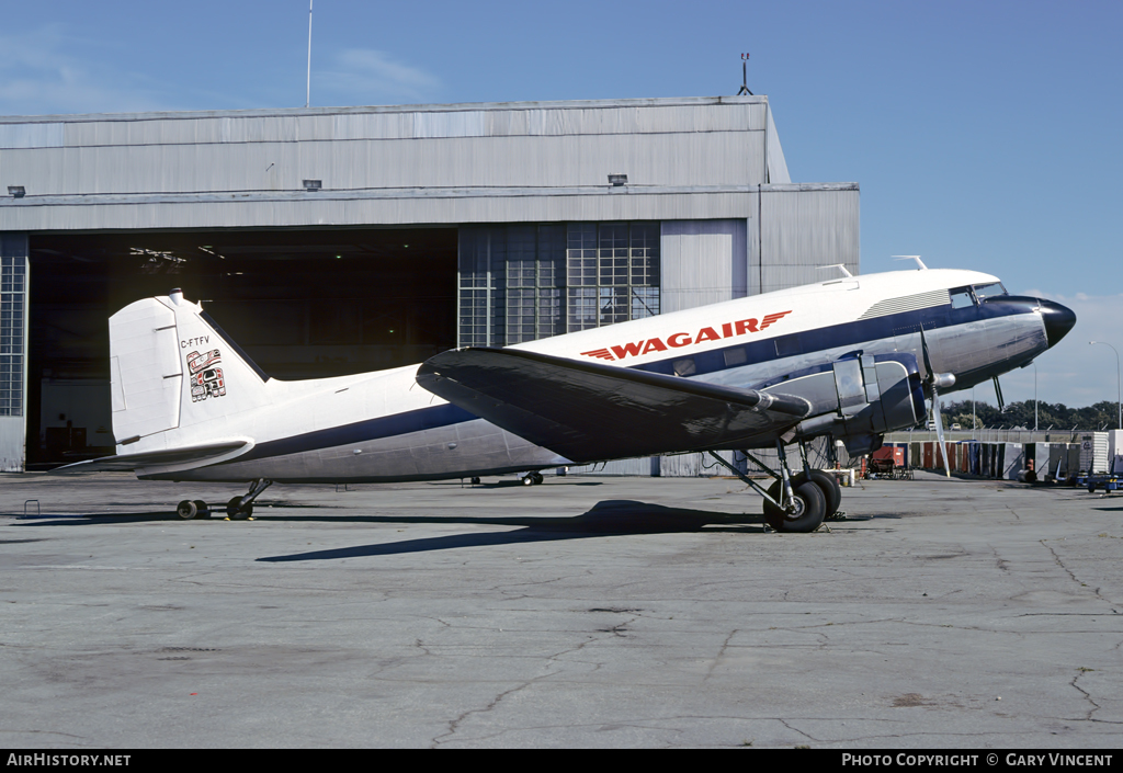 Aircraft Photo of C-FTFV | Douglas C-47D Skytrain | Waglisla Air - Wagair | AirHistory.net #12797
