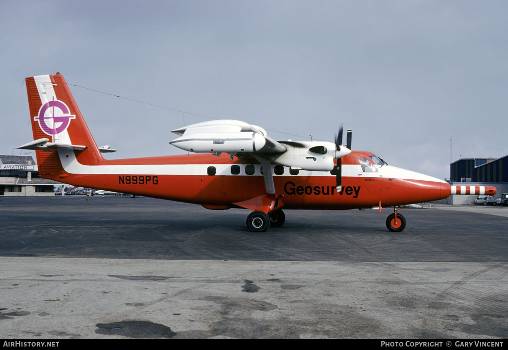 Aircraft Photo of N999PG | De Havilland Canada DHC-6-300 Twin Otter | Geosurvey International | AirHistory.net #12805