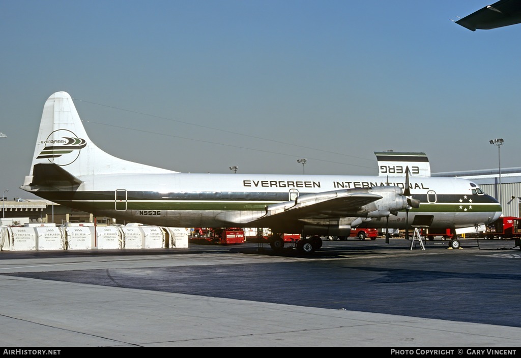 Aircraft Photo of N5536 | Lockheed L-188C Electra | Evergreen International Airlines | AirHistory.net #12809