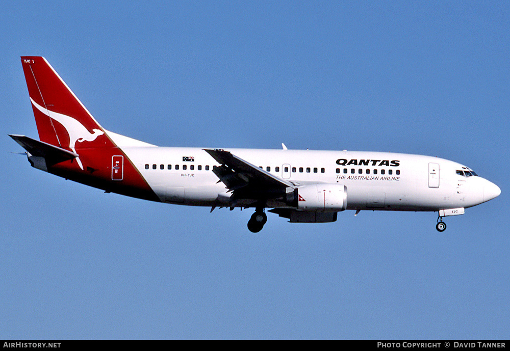 Aircraft Photo of VH-TJC | Boeing 737-376 | Qantas | AirHistory.net #12834