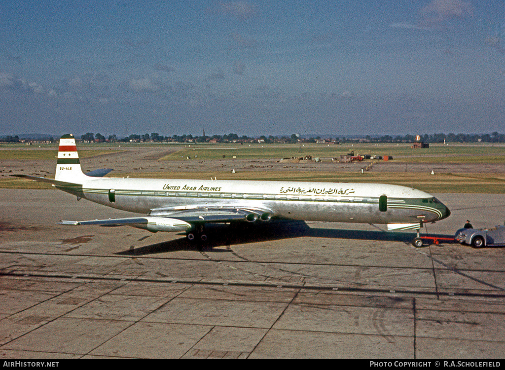 Aircraft Photo of SU-ALE | De Havilland D.H. 106 Comet 4C | United Arab Airlines - UAA | AirHistory.net #12853