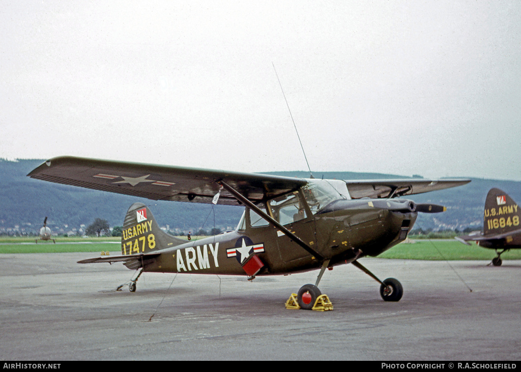 Aircraft Photo of 51-7478 / 17478 | Cessna O-1A Bird Dog (305A/L-19A) | USA - Army | AirHistory.net #12855