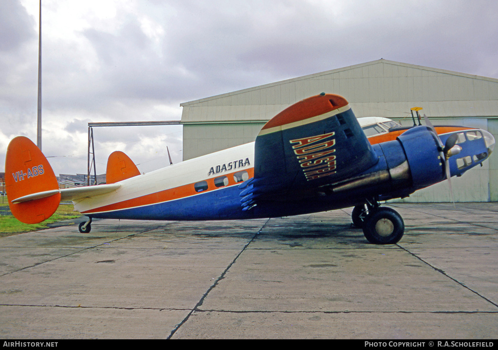 Aircraft Photo of VH-AGS | Lockheed 414 Hudson III | Adastra Aerial Surveys | AirHistory.net #12863